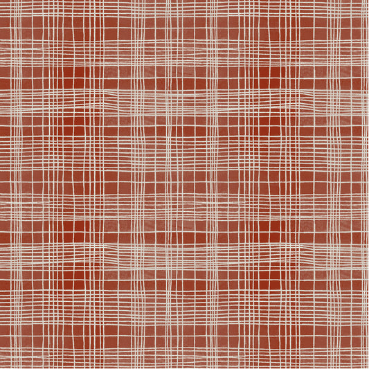 The Plaid One - String Theory Plaid in Lacquer - by Marcia Derse with Windham Fabrics