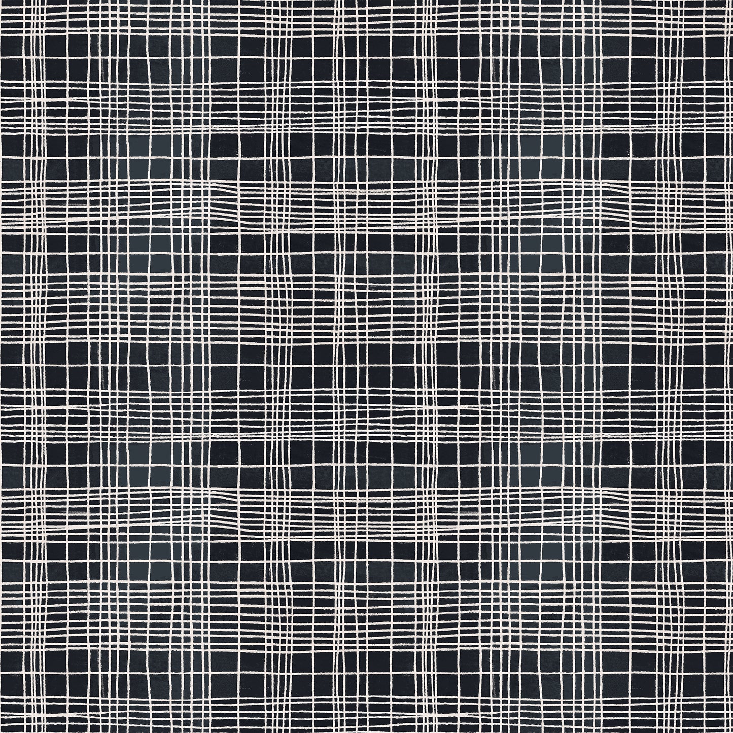 The Flannel One - Space Tunnel String Theory - Flannel - by Marcia Derse with Windham Fabrics