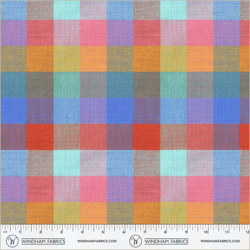 Cheerful Check - 108" Wideback - by Whistler Studios with Windham Fabrics