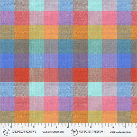 Cheerful Check - 108" Wideback - by Whistler Studios with Windham Fabrics