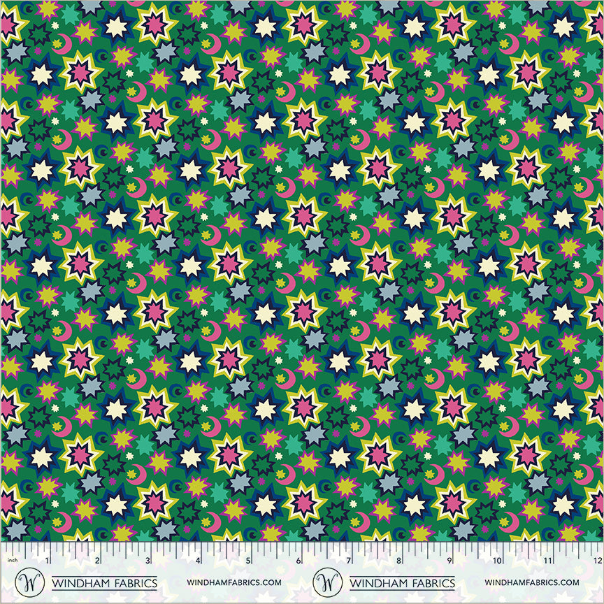 Stardust in Martian from Cosmos by Sally Kelly for Windham Fabrics
