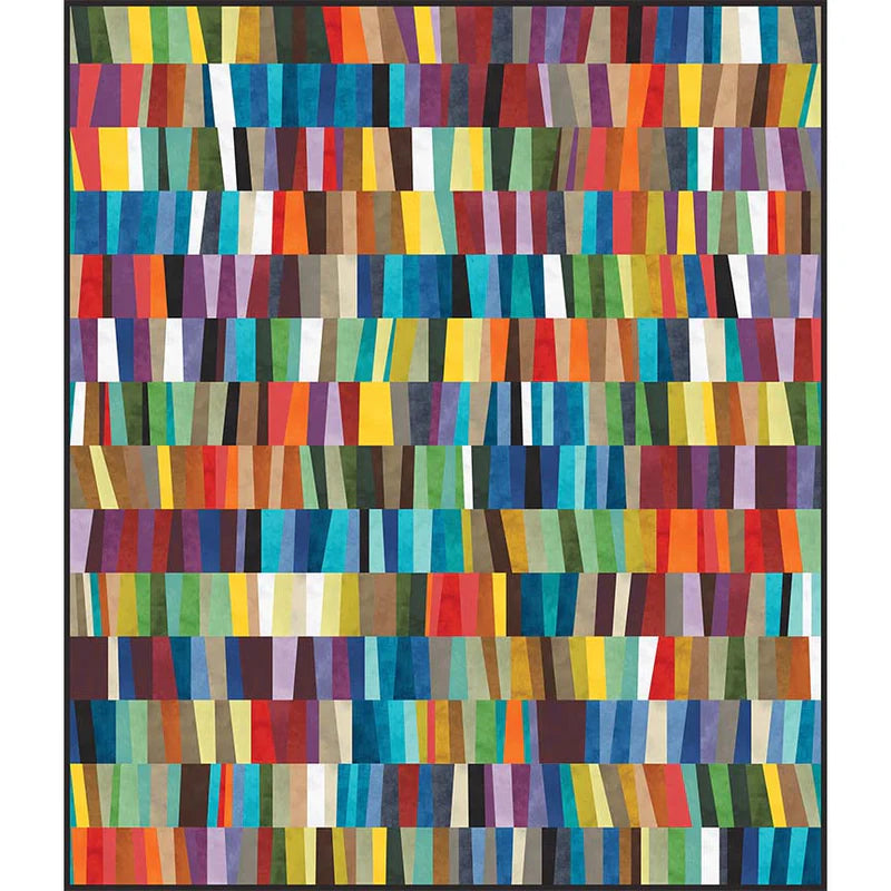 Sticks 2.0 – Digital Quilt Top (Palette Collection by Marcia Derse) – 60” × 70”