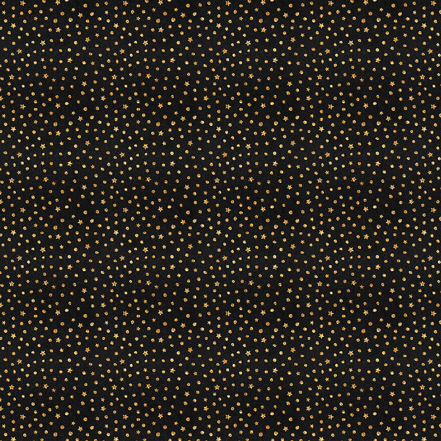 Midnight Hollow - Shine Bright in Midnight - by Jennifer Lambein with Windham Fabrics