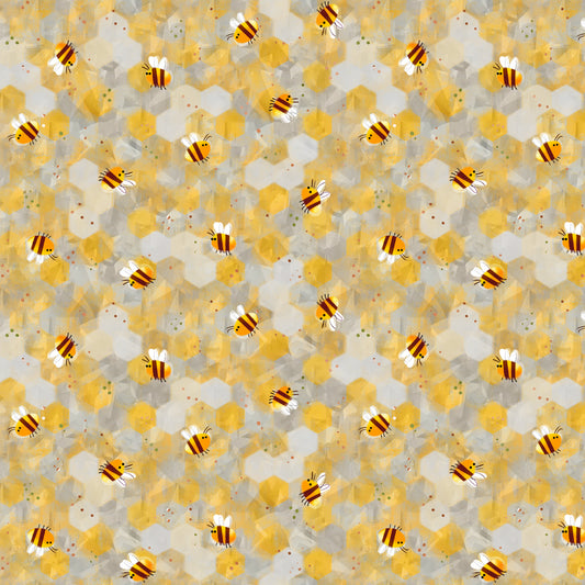 Animal Kingdom - Honeycomb - by Gareth Lucas with Windham Fabrics