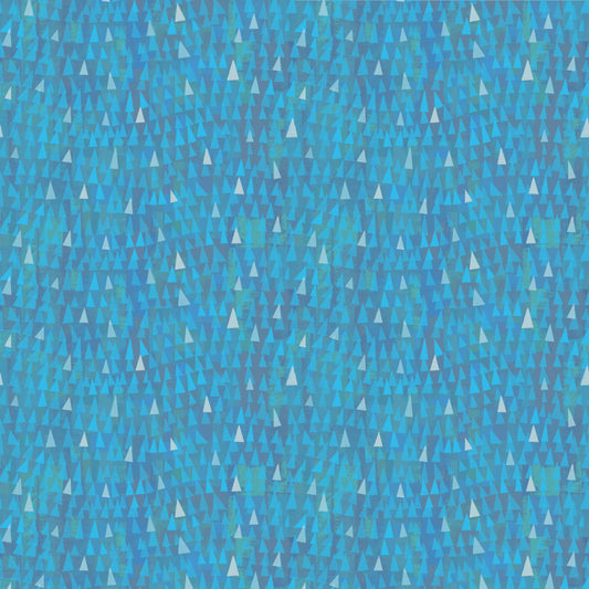 Mirage - Fragments in Cyan - by Gareth Lucas with Windham Fabrics