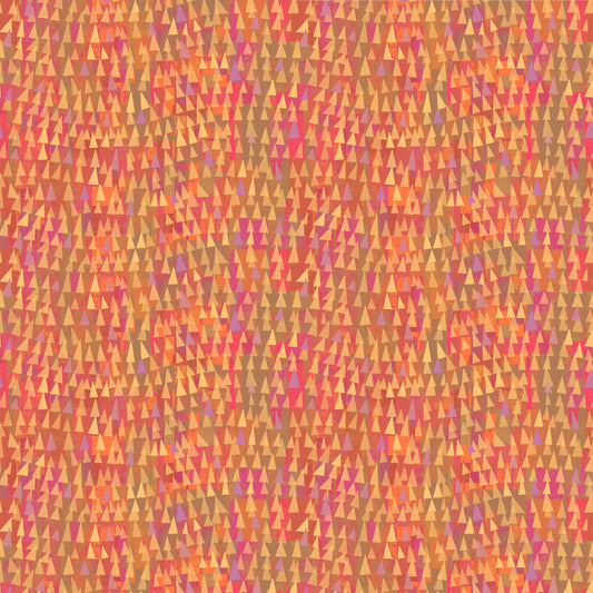 Mirage - Reflection in Red Orange - by Gareth Lucas with Windham Fabrics