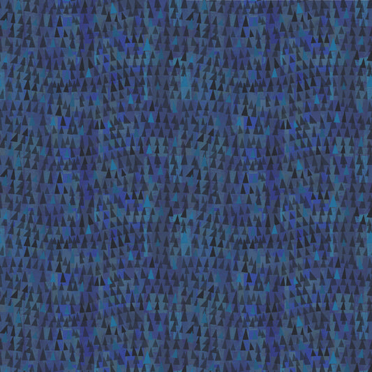 Mirage - Fragments in Midnight Blue - by Gareth Lucas with Windham Fabrics