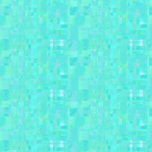 Mirage - Reflection in Turquoise - by Gareth Lucas with Windham Fabrics