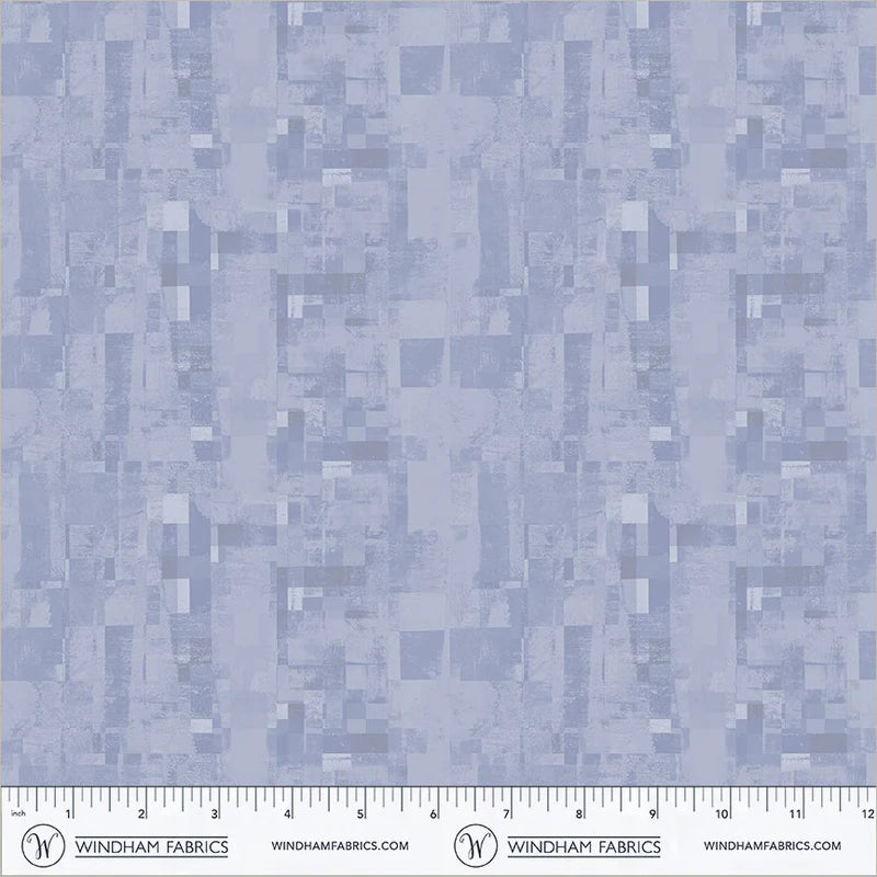Mirage - Reflection in Blue Grey - by Gareth Lucas with Windham Fabrics