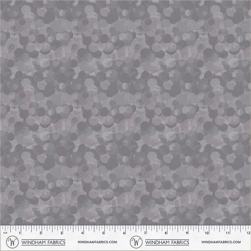 Mirage - Glare in Asphalt - by Gareth Lucas with Windham Fabrics