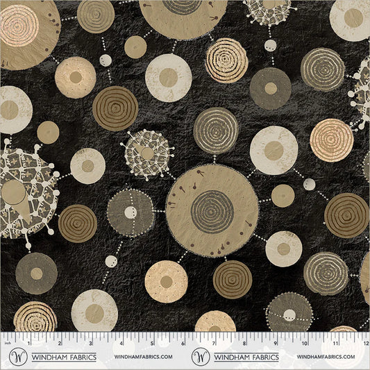 Origins - Core in Coal - by Shane Drinkwater with Windham Fabrics