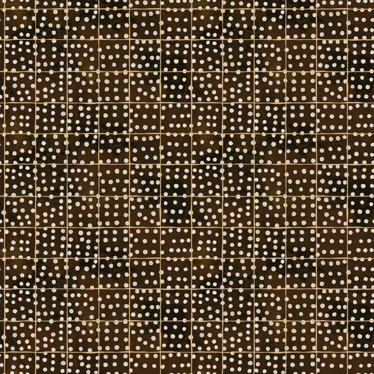 Origins - Dot in Ebony - by Shane Drinkwater with Windham Fabrics