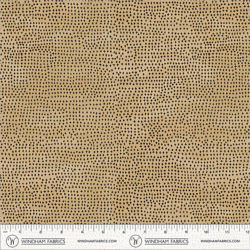 Origins - Stitch in Biscuit - by Shane Drinkwater with Windham Fabrics