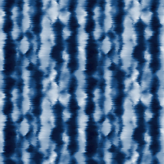Shibori - Wavelength in Navy - by Whistler Studios with Windham Fabrics
