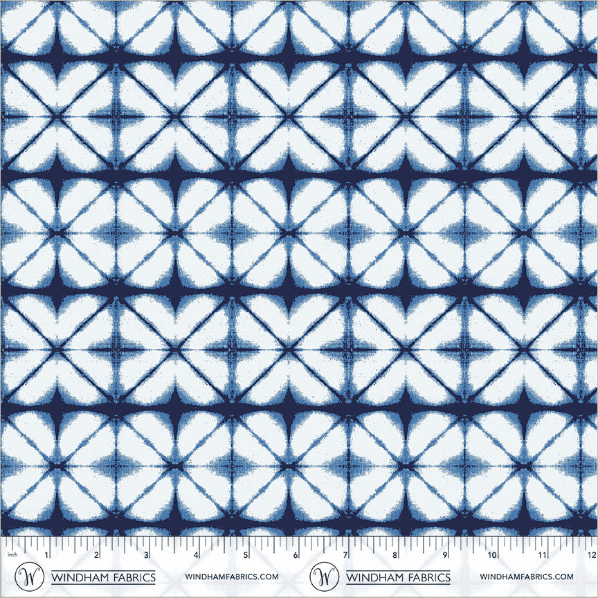Shibori - Reflection in Sodalite - by Whistler Studios with Windham Fabrics