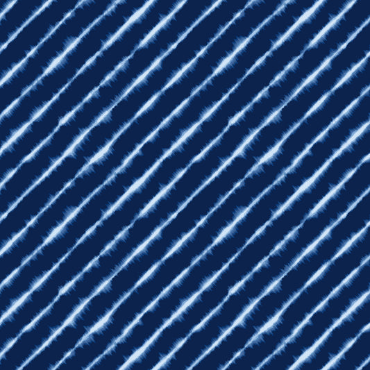 Shibori - Vibrations in Indigo - by Whistler Studios with Windham Fabrics