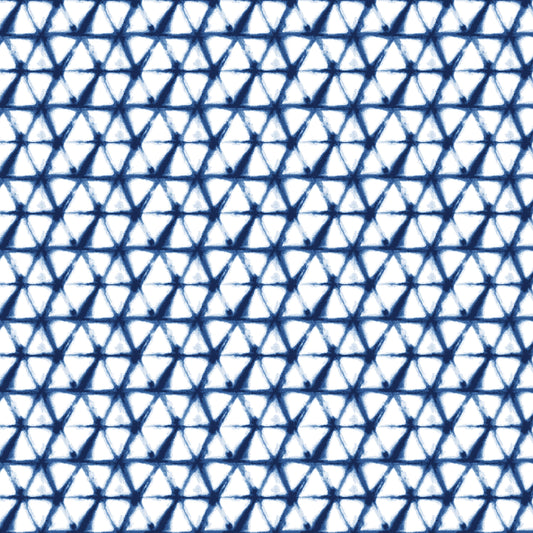 Shibori - Lattice in Sodalite - by Whistler Studios with Windham Fabrics