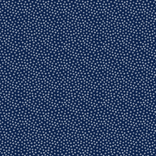 Shibori - Ring in Indigo - by Whistler Studios with Windham Fabrics