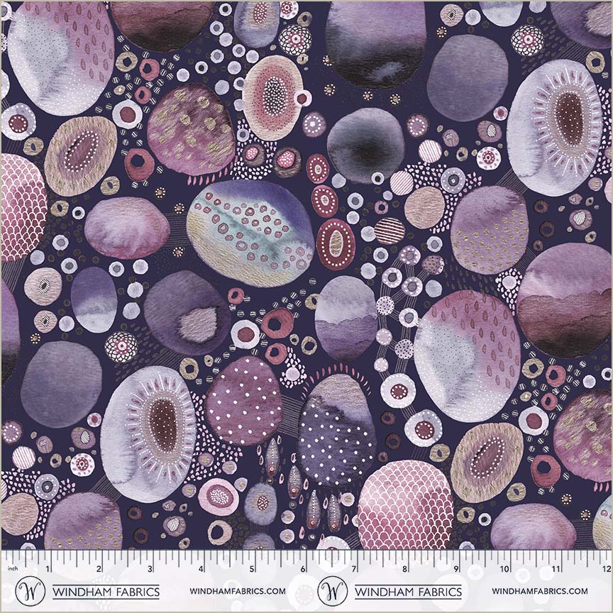 Additional view of Pebble & Posy Pebblebrook in Amethyst