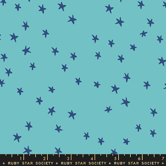 Starry - Turquoise - by Ruby Star Society with Moda Fabrics