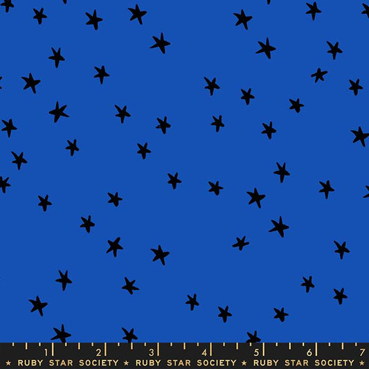 Starry - Blue Ribbon - by Ruby Star Society with Moda Fabrics