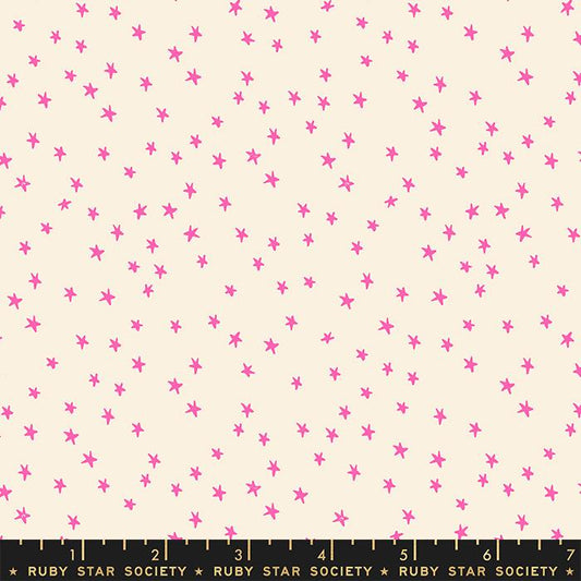 Starry - Mini - Neon Pink - by Ruby Star Society with Moda Fabrics