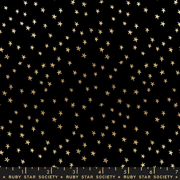Starry - Mini - Black Gold - by Ruby Star Society with Moda Fabrics