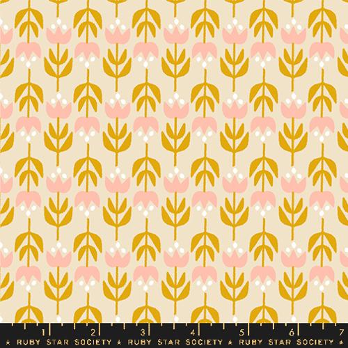 Woodland Park Fabric - Gathering - Parchment PRE-ORDER SHIPS IN JANUARY (Half Yard Cut) by Rashida Coleman Hale with Ruby Star Society