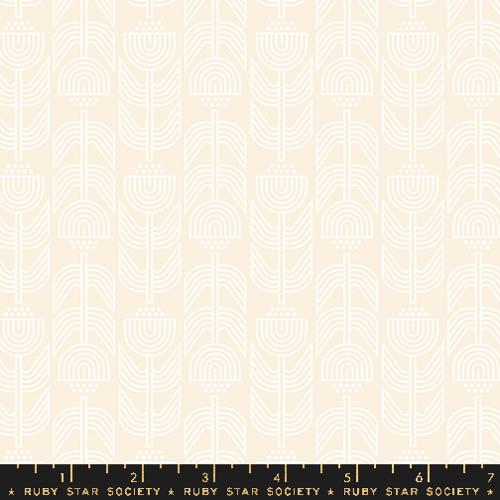 Woodland Park Fabric - Ironworks - Shell PRE-ORDER SHIPS IN JANUARY (Half Yard Cut) by Rashida Coleman Hale with Ruby Star Society