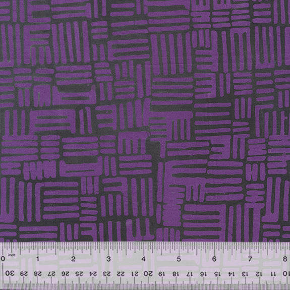 Stenographer's Notebook - Layers, Plum, Batik (Half Yard Cut) from Marcia Derse with Anthology Fabrics