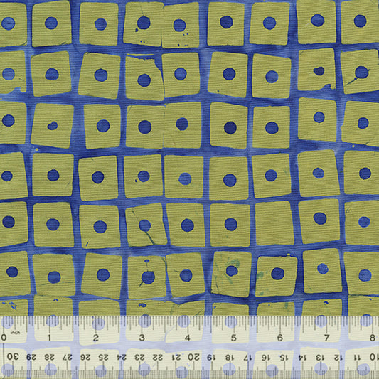 Stenographer's Notebook - Block, Pistachio Batik - by Marcia Derse with Anthology Fabrics