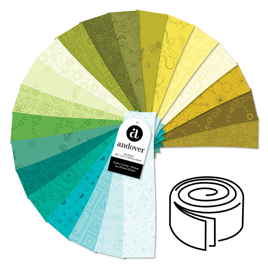 Color Camp - Grove - Bundles - by Alison Glass with Andover Fabrics
