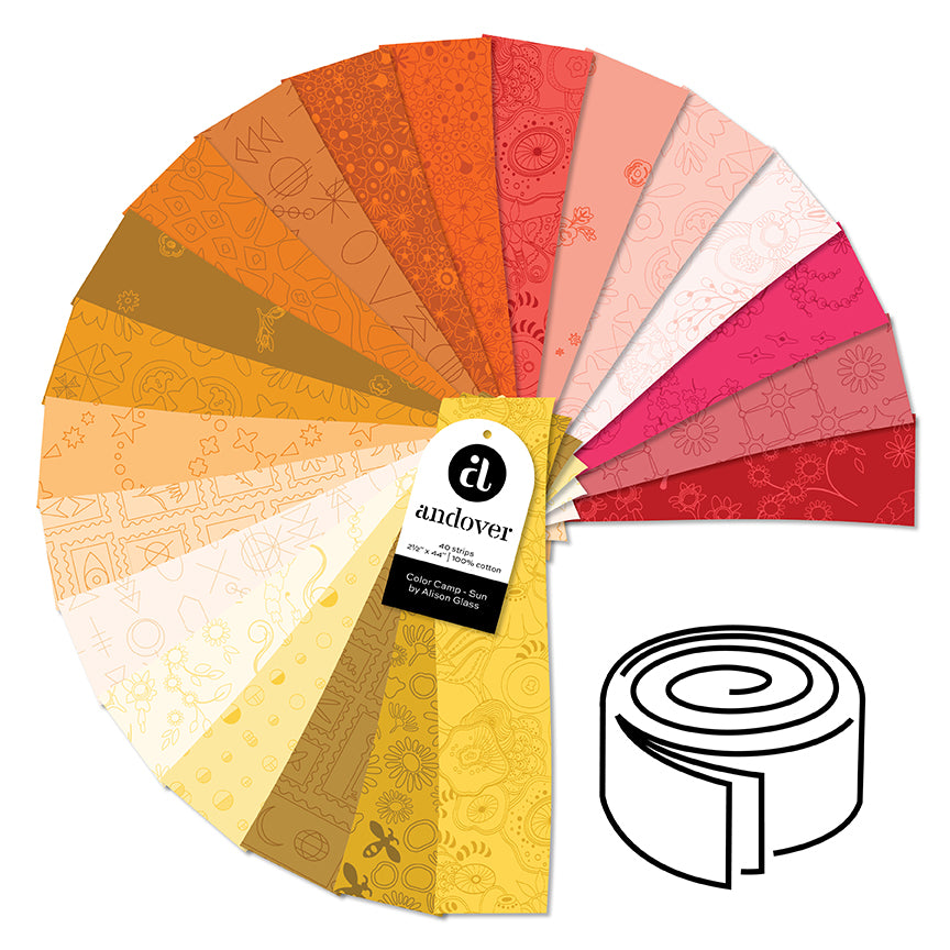 Color Camp - Sun - Bundles - by Alison Glass with Andover Fabrics