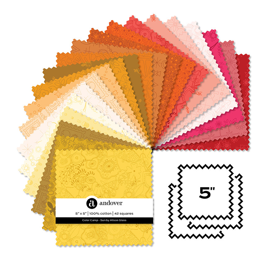 Color Camp - Sun - Bundles - by Alison Glass with Andover Fabrics
