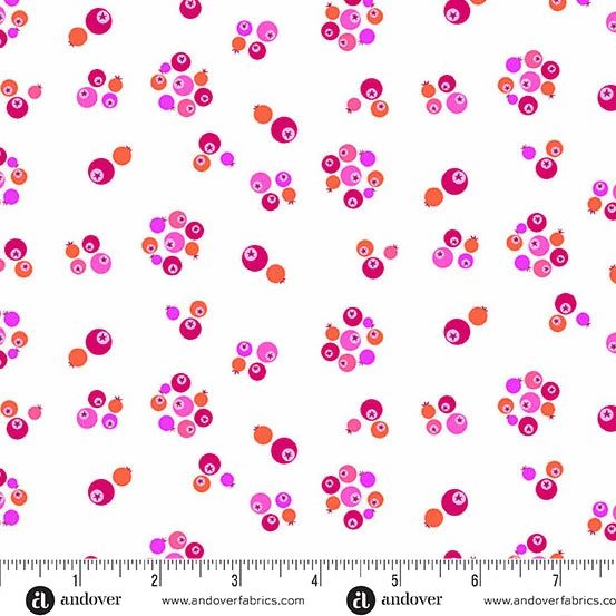 Perfect Day - Bleubs in Pink - by Libs Elliot with Andover Fabrics