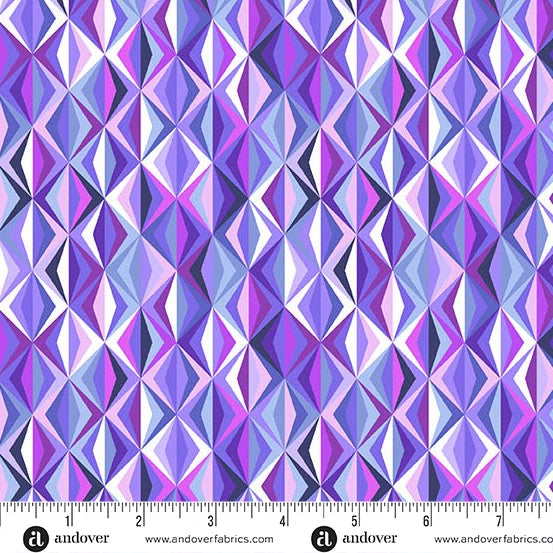 Perfect Day - Prism in Blue - by Libs Elliot with Andover Fabrics