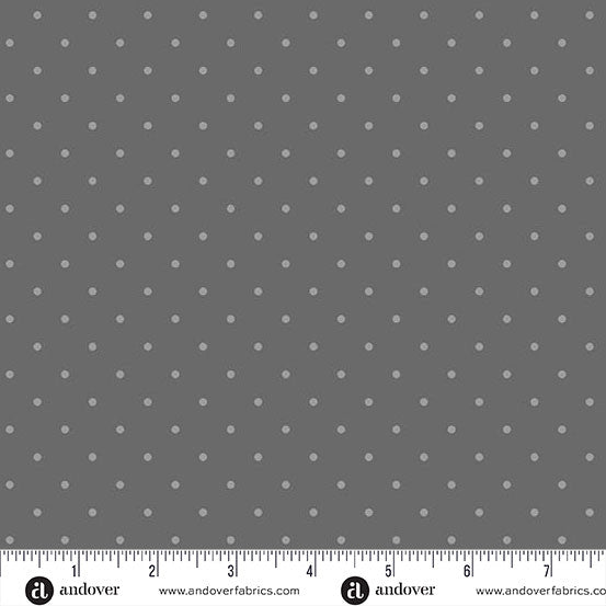 Simply Spot - Pewter - by Andover Fabrics