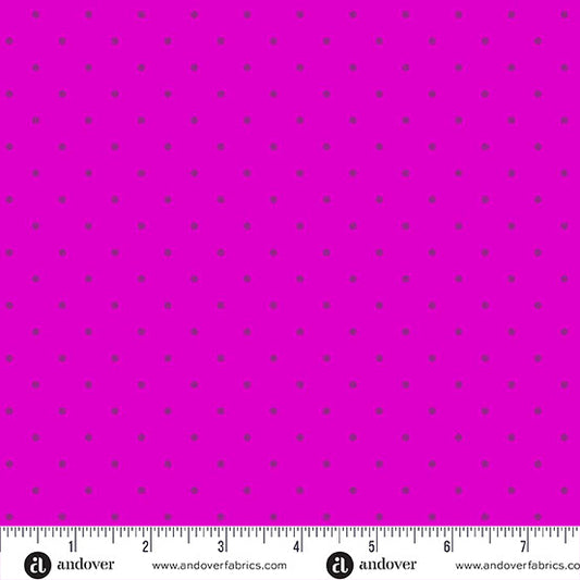 Simply Spot - Magenta - by Andover Fabrics
