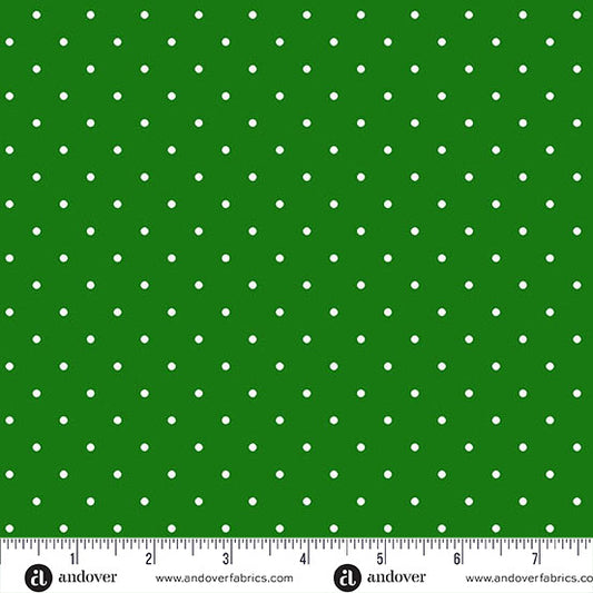 Simply Spot - Grass - by Andover Fabrics