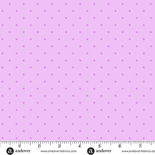 Simply Spot - Lilac - by Andover Fabrics