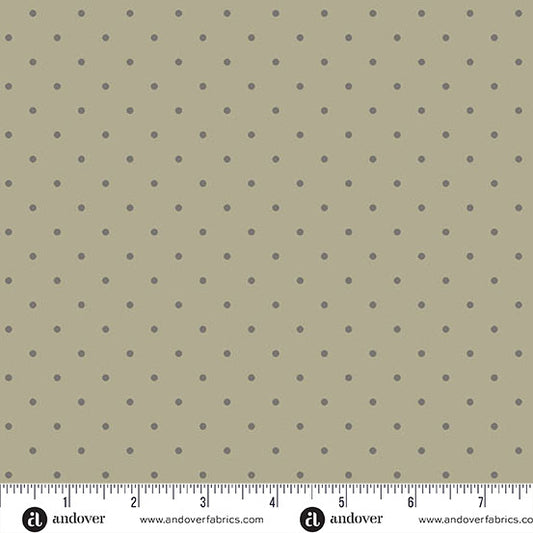 Simply Spot - Saddle - by Andover Fabrics