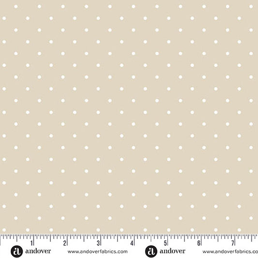 Simply Spot - Tan - by Andover Fabrics