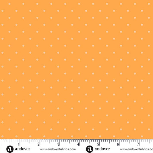 Simply Spot - Orange - by Andover Fabrics