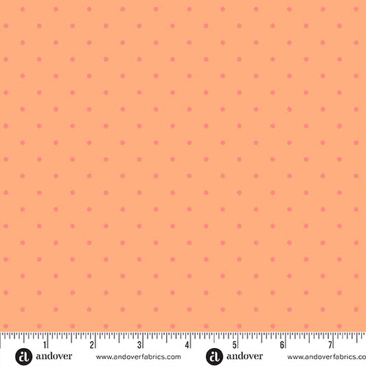 Simply Spot - Mango - by Andover Fabrics