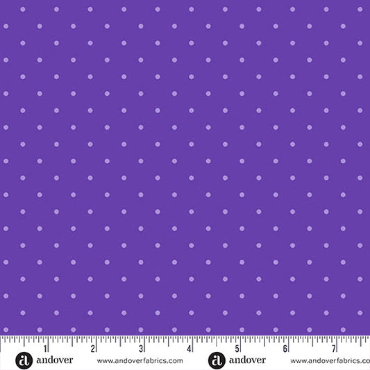 Simply Spot - Purple - by Andover Fabrics