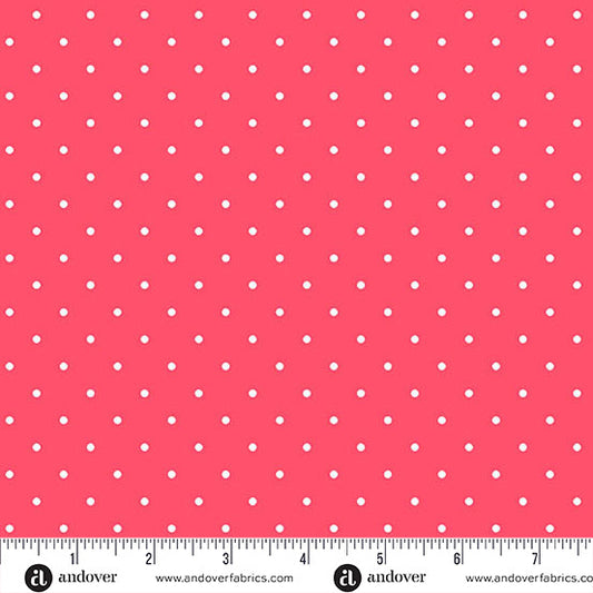 Simply Spot - Watermelon - by Andover Fabrics