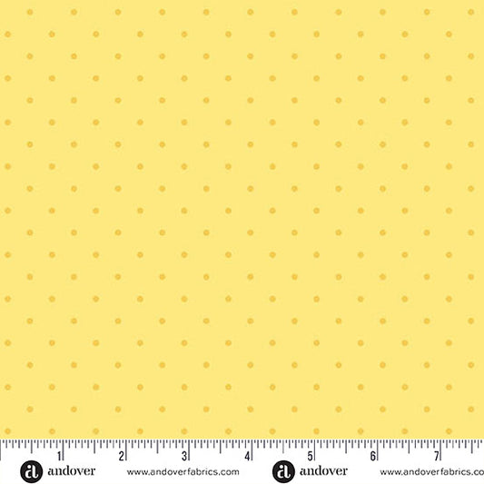 Simply Spot - Lemon - by Andover Fabrics