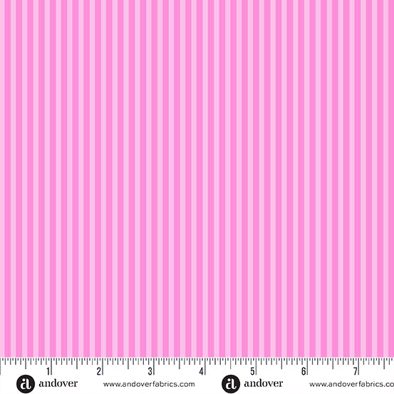 Simply Stripe - Pink - by Andover Fabrics
