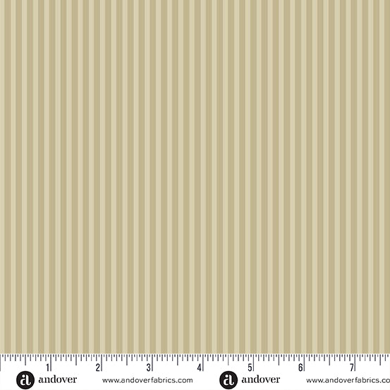 Simply Stripe - Tan - by Andover Fabrics