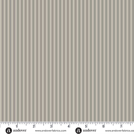 Simply Stripe - Truffle - by Andover Fabrics